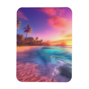 Magnet Flexible Plage Dreamy colorée