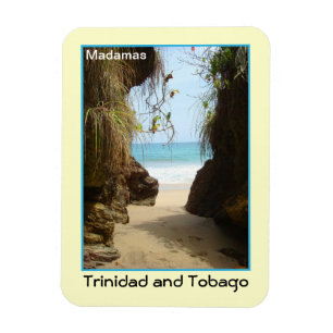 Magnet Flexible Plage du Trinidad-et-Tobago Madamas