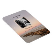 Magnet Flexible Plage En Amour Mémoire Funéraire Garde (Côté Droit)