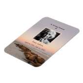 Magnet Flexible Plage En Amour Mémoire Funéraire Garde (Côté Gauche)