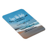 Magnet Flexible Plage Enregistrer la date (Côté Droit)