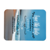 Magnet Flexible Plage Enregistrer la date (Horizontal)
