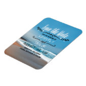 Magnet Flexible Plage Enregistrer la date (Côté Gauche)