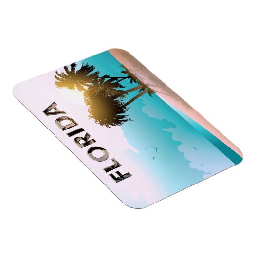 Magnet Flexible Plage ensoleillée de Floride (Côté Droit)