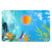 Magnet Flexible PLAGE ENSOLEILLÉE Oiseaux du paradis (Horizontal)