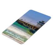 Magnet Flexible Plage et jetée de Californie du Sud à San Clemente (Côté Gauche)