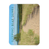 Magnet Flexible Plage Grass, Sable, Parcours de l'ours couché, Mic (Vertical)