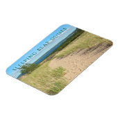 Magnet Flexible Plage Grass, Sable, Parcours de l'ours couché, Mic (Côté Gauche)