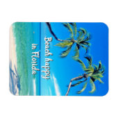 Magnet Flexible Plage heureux en Floride aimant (Horizontal)