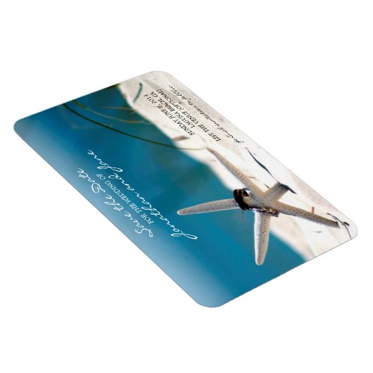 Magnet Flexible Plage Ocean Mariage Anneaux Starfish Enregistrer l (Côté Droit)