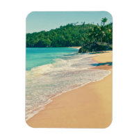 Plage paisible de l'île tropicale