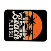 Magnet Flexible Plage S'il Vous Plaît (Horizontal)