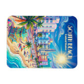 Magnet Flexible Plage Sud de Floride (Horizontal)