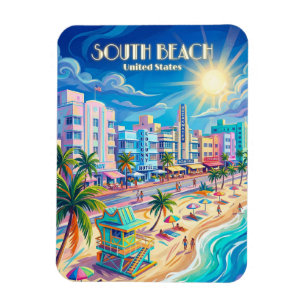 Magnet Flexible Plage Sud de Floride