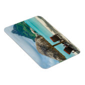 Magnet Flexible Plage sur Bora Bora aimant rectangulaire (Côté Droit)