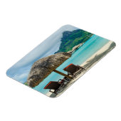 Magnet Flexible Plage sur Bora Bora aimant rectangulaire (Côté Gauche)