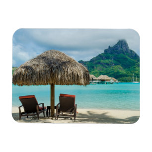 Magnet Flexible Plage sur l'aimant rectangulaire de Bora Bora