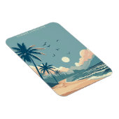 Magnet Flexible Plage tropicale (Côté Droit)