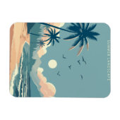 Magnet Flexible Plage tropicale (Horizontal)
