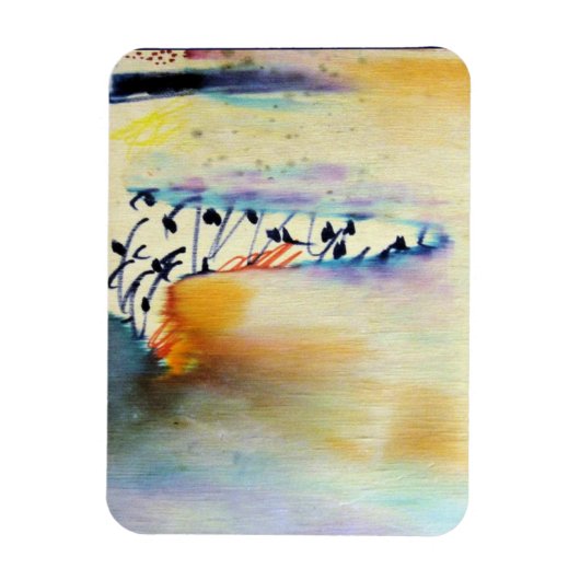Magnet Flexible Plage Watercolor (Vertical)