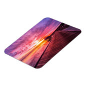 Magnet Flexible Plages tropicales | Coucher de soleil aux Maldives (Côté Gauche)