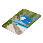 Magnet Flexible Plages tropicales | Jetty en bois des Maldives (Côté Gauche)
