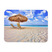 Magnet Flexible Plages tropicales | Plage de sable d'Aruba (Horizontal)