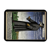 Magnet Flexible Plague Doctor - Color Copper Engraving 1656 - (Horizontal)