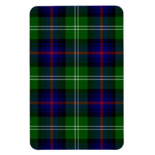 Magnet Flexible plaid bleu vert de tartan du sud