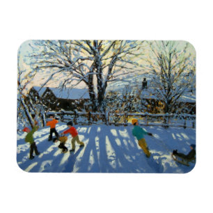 Magnet Flexible Plaisir dans la neige Tideswell Derbyshire
