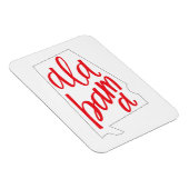 Magnet Flexible Plan de l'État Alabama (Côté Droit)