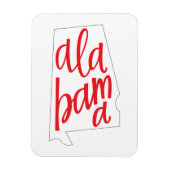Magnet Flexible Plan de l'État Alabama (Vertical)