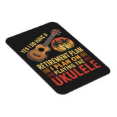 Magnet Flexible Plan de retraite Ukulele Drôle (Côté Droit)