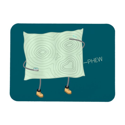 Magnet Flexible Plan de secours - (Horizontal)