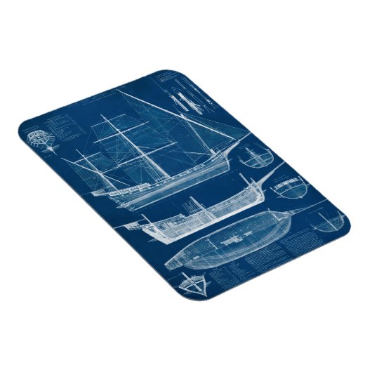 Magnet Flexible Plan d'expédition antique I (Côté Droit)