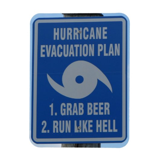 Magnet Flexible Plan d'ouragan Beer (Vertical)