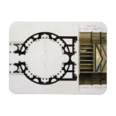 Magnet Flexible Plan du sol et façade du Panthéon, Rome, de (Horizontal)