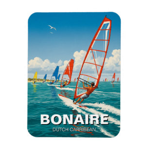 Magnet Flexible Planchistes à voile à Bonaire, dans les Caraïbes n