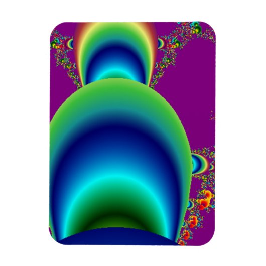 Magnet Flexible Planètes Abstraites en alignement (Vertical)