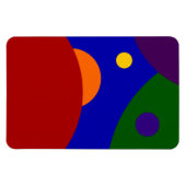 Magnet Flexible Planètes arc-en-ciel (Horizontal)