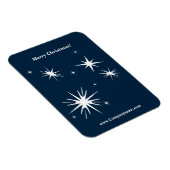 Magnet Flexible Planificateur financier Noël bleu blanc (Côté Droit)