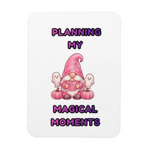 Magnet Flexible Planifier mes moments magiques – Gnome rose