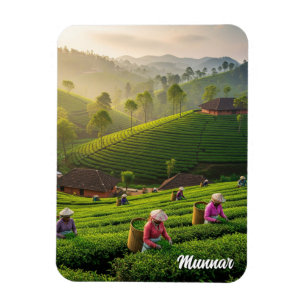Magnet Flexible Plantation de thé de Munnar Kerala Inde