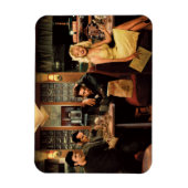 Magnet Flexible Plaque bleue (Vertical)