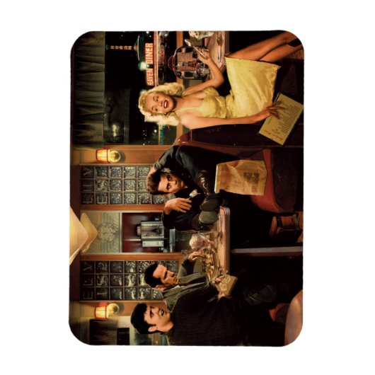 Magnet Flexible Plaque bleue (Vertical)