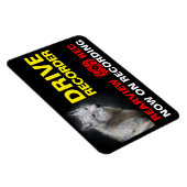 Magnet Flexible Plaque d'avertissement de l'ENREGISTREMENT de lect (Côté Droit)