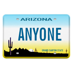 Magnet Flexible Plaque de licence Arizona (personnalisée)