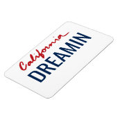 Magnet Flexible Plaque de licence californienne flexible (Côté Gauche)