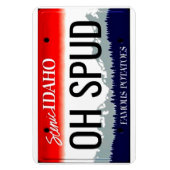 Magnet Flexible Plaque De Licence Idaho Flexible (Vertical)