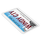 Magnet Flexible Plaque de licence Illinois flexible (Côté Droit)